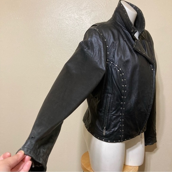 HARLEY DAVIDSON studded Leather biker jacket 2XL very soft leather GUC - Picture 5 of 14